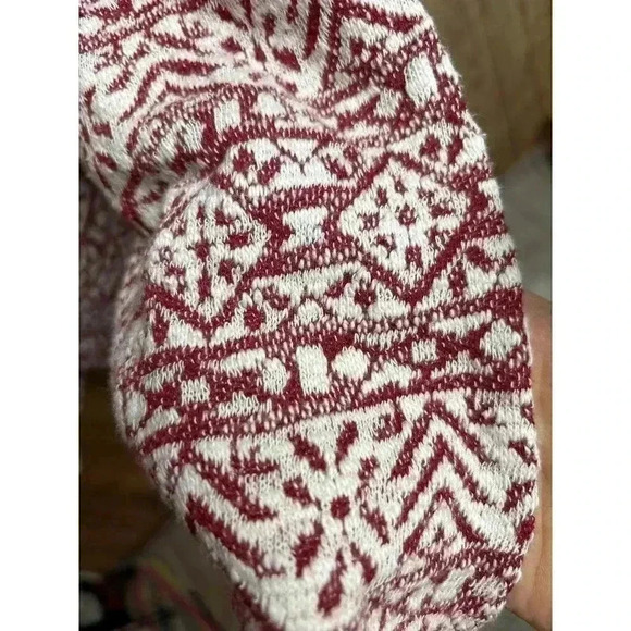 44 degrees North Jacquard French Terry Cowl Neck Long Sleeve Sweater Size 2X - Picture 2 of 8